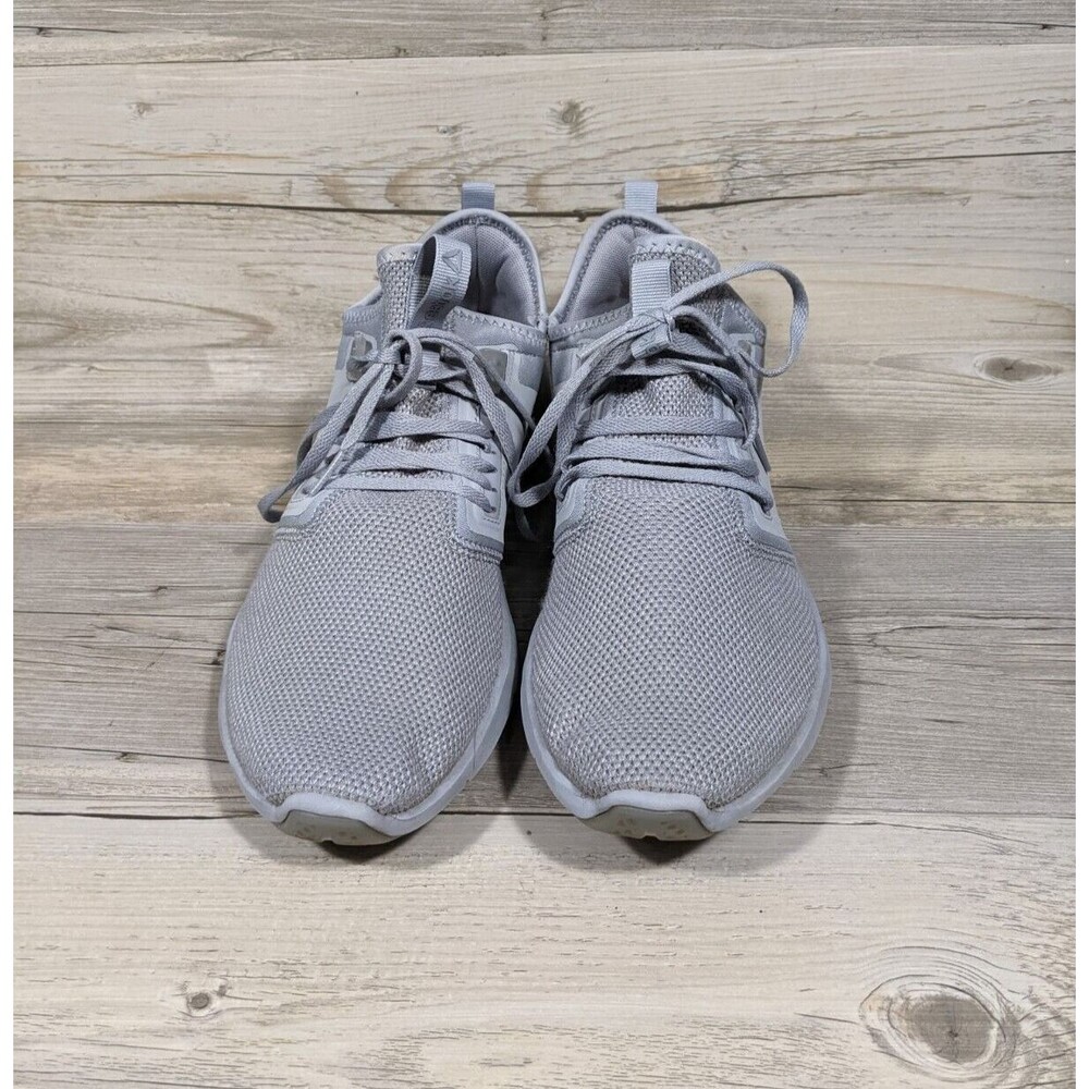 Reebok Mens Plus Lite 2.0 Running Shoes Gray CN2617 Mesh Low Top Breathable 10M